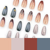 12 Sizes-24 Pcs Press On Nails JP3533
