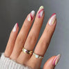 12 Sizes-24 Pcs Press On Nails JP1520