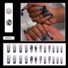 12 Sizes-24 Pcs Press On Nails W961