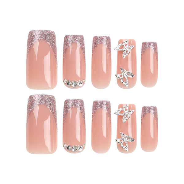 12 Sizes-24 Pcs Press On Nails JP2788