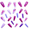 12 Sizes-24 Pcs Press On Nails Y502
