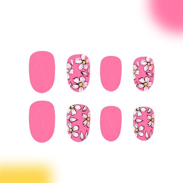 12 Sizes-24 Pcs Press On Nails C886