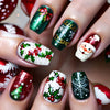 12 Sizes-24 Pcs Press On Nails Y1267