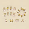 12 Sizes-24 Pcs Press On Nails Y1820