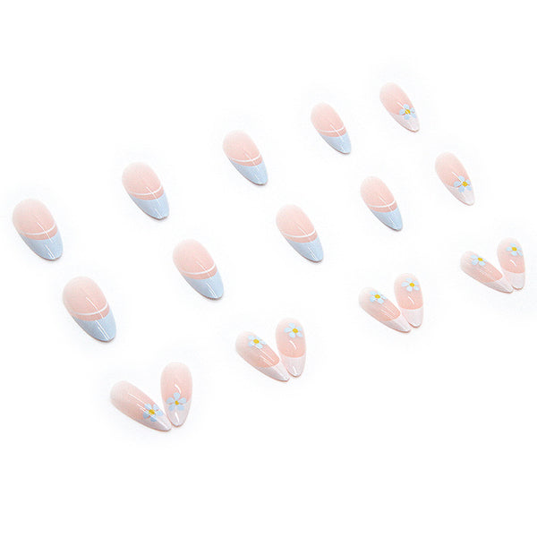 12 Sizes-24 Pcs Press On Nails W111
