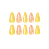 12 Sizes-24 Pcs Press On Nails JP1692