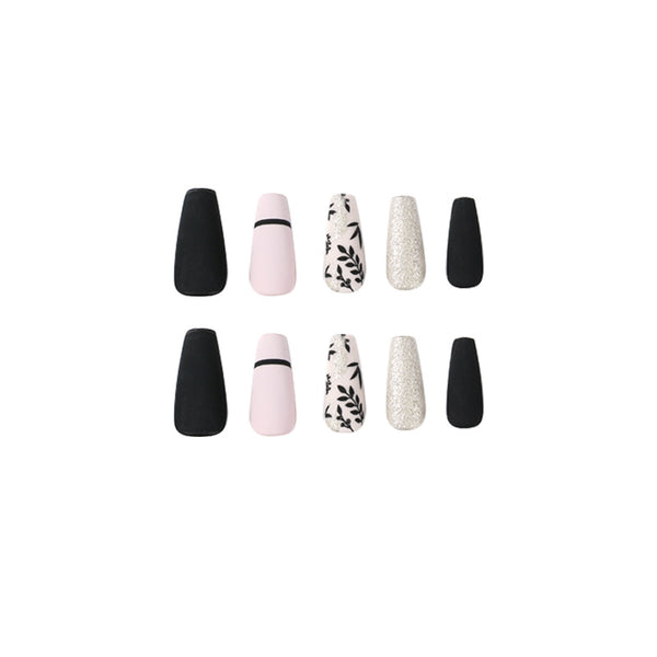 12 Sizes-24 Pcs Press On Nails JP2014