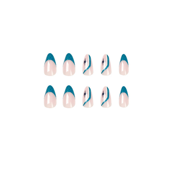 12 Sizes-24 Pcs Press On Nails JP1554
