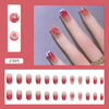 12 Sizes-24 Pcs Press On Nails Z305