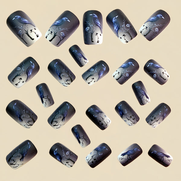 12 Sizes-24 Pcs Press On Nails Y1769