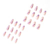 12 Sizes-24 Pcs Press On Nails JP1340