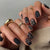 12 Sizes-24 Pcs Press On Nails W368