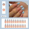 12 Sizes-24 Pcs Press On Nails W1611