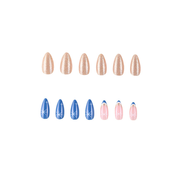 12 Sizes-24 Pcs Press On Nails Y276