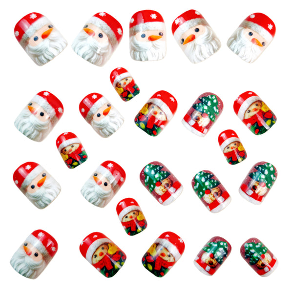 12 Sizes-24 Pcs Press On Nails Y1455