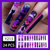 12 Sizes-24 Pcs Press On Nails Y213