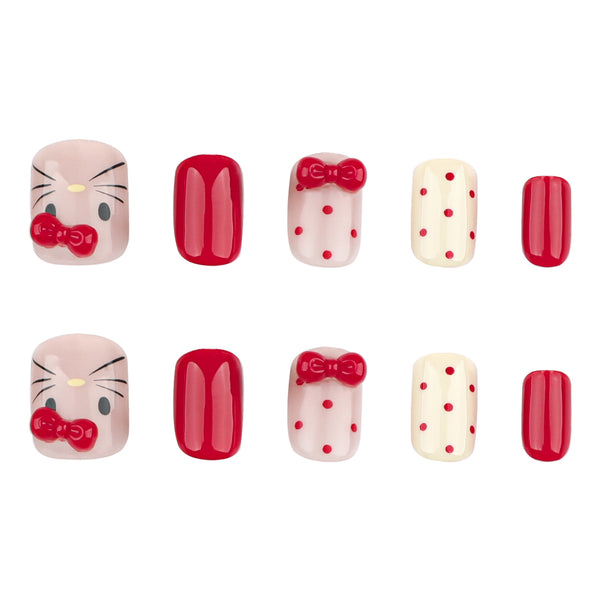12 Sizes-24 Pcs Press On Nails JP3597