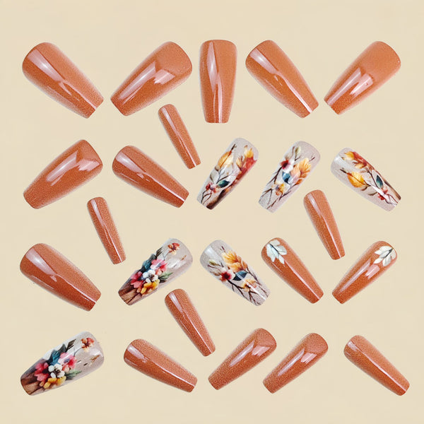 12 Sizes-24 Pcs Press On Nails Y1903