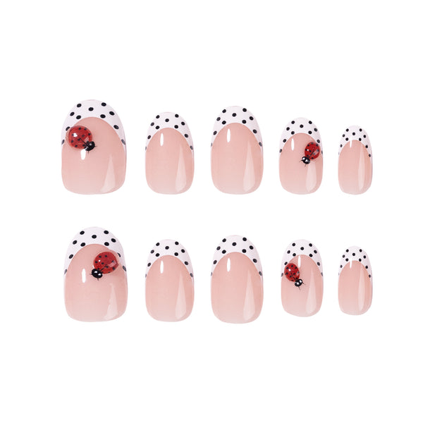 12 Sizes-24 Pcs Press On Nails JP4418