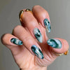 12 Sizes-24 Pcs Press On Nails W1527