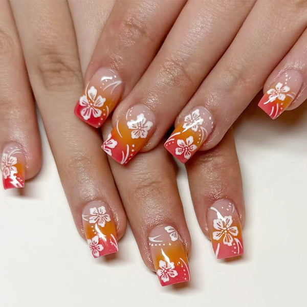 12 Sizes-24 Pcs Press On Nails C1022