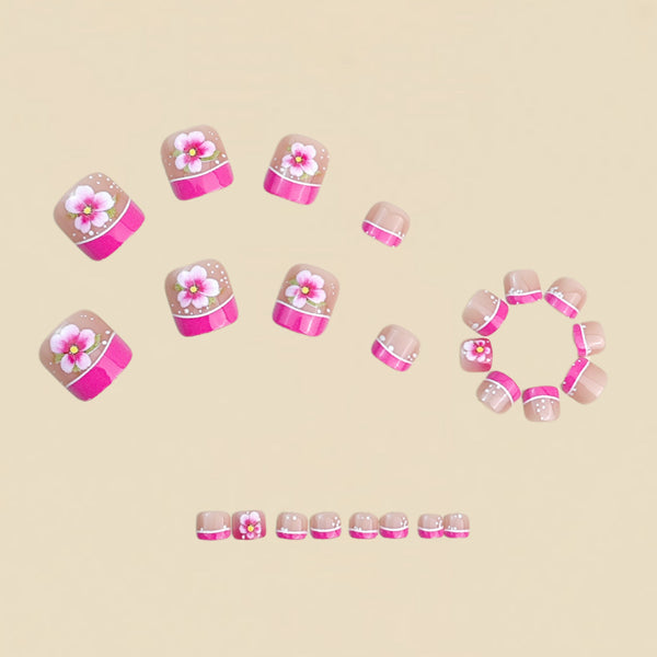 12 Sizes-24 Pcs Press On Nails y2076-24