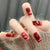 12 Sizes-24 Pcs Press On Nails MY024