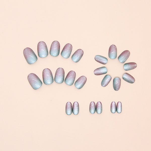 12 Sizes-24 Pcs Press On Nails W1523