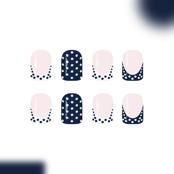 12 Sizes-24 Pcs Press On Nails C1422