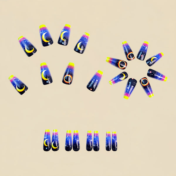 12 Sizes-24 Pcs Press On Nails Y775-2