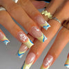 12 Sizes-24 Pcs Press On Nails JP1845