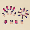12 Sizes-24 Pcs Press On Nails Y196