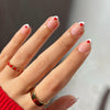 12 Sizes-24 Pcs Press On Nails JP3638