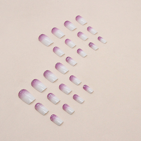 12 Sizes-24 Pcs Press On Nails W1046