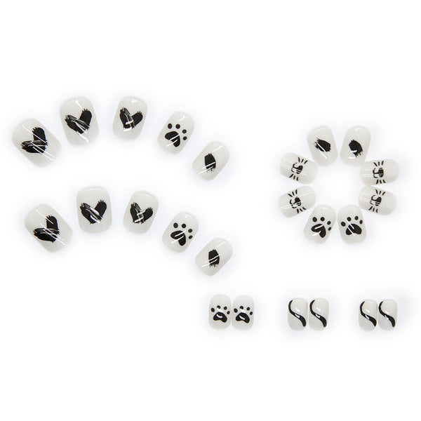 12 Sizes-24 Pcs Press On Nails R439