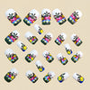 12 Sizes-24 Pcs Press On Nails Y1545