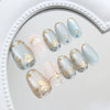 12 Sizes-24 Pcs Press On Nails MY204