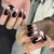 12 Sizes-24 Pcs Press On Nails JP2620