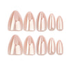 Glamhalo Premiere 30pcs Press On Nails – Eco-Friendly Perfect Fit - GD11