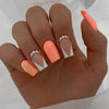 12 Sizes-24 Pcs Press On Nails Z694