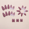 12 Sizes-24 Pcs Press On Nails W1872