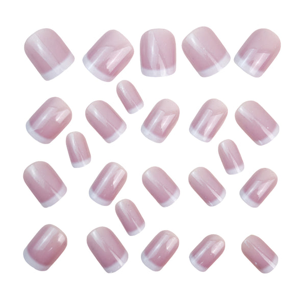 12 Sizes-24 Pcs Press On Nails Y1392