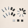 12 Sizes-24 Pcs Press On Nails W313
