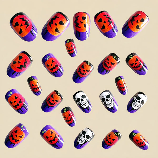 12 Sizes-24 Pcs Press On Nails Y1173