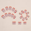 12 Sizes-24 Pcs Press On Nails W1018