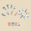 12 Sizes-24 Pcs Press On Nails Y1035