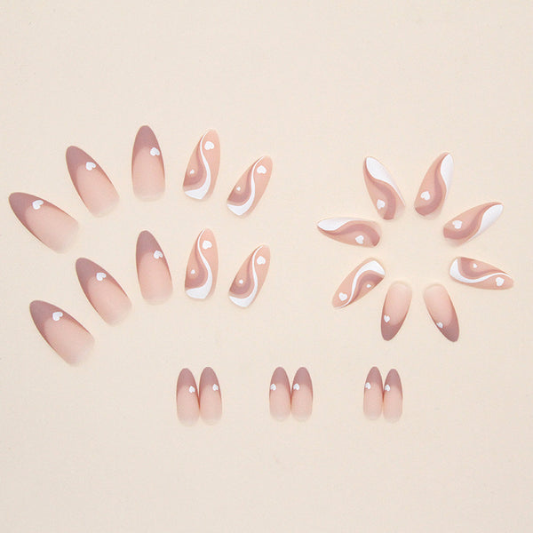 12 Sizes-24 Pcs Press On Nails W315