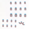 12 Sizes-24 Pcs Press On Nails JP1091