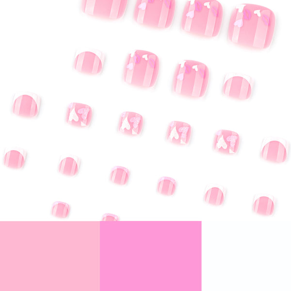 12 Sizes-24 Pcs Press On Nails JP3798