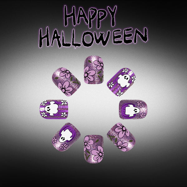 12 Sizes-24 Pcs Press On Nails C2040